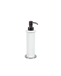 Colombo Bathware zeepdispenser staand VIVA chroom+wit