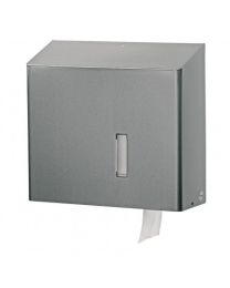 Santral toiletrolhouder jumbo Ø330mm inox mat
