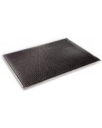 Blomus voetmat LONA B40xL60xH2cm rubber noppen+inox mat