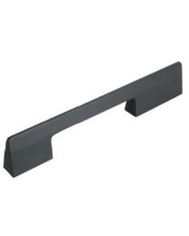 IBE meubelgreep scherp aluminium/zwart 160mm new