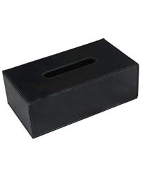Colombo Bathware tissuedispenser zwart 25x14x6cm - BLACK & WHITE