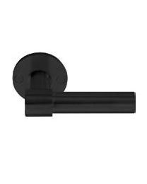 Formani deurkruk "T/L" Ø20mm 100mm rozet ONE mat zwart /paar