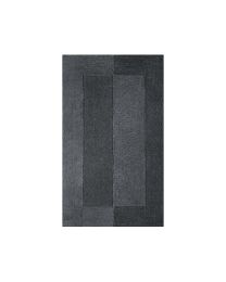 Kleine Wolke badmat/tapijt HAVANNA antraciet leisteen zwart 55x65cm 100%