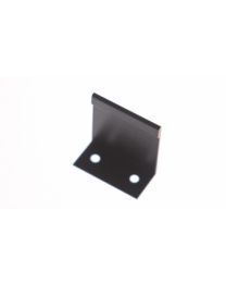 IBE hoekgreep/opleggreep 40x1,6mm as=24mm aluminium mat zwart