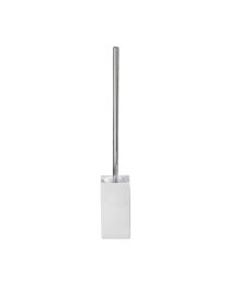 Decor Walther toiletborstel lange steel croom vierkante pot wit porselein