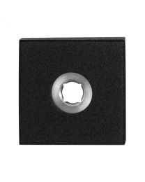 GPF rozet clickrozet vierkant 50x50x8mm mat zwart