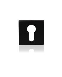 GPF cylinderslplaat vierkant click rozet 50x50x8mm zwart