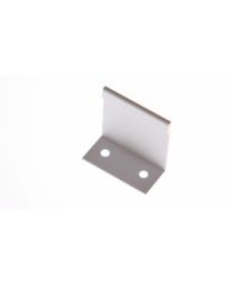 IBE hoekgreep/opleggreep 40x1,6mm as=24mm aluminium mat wit