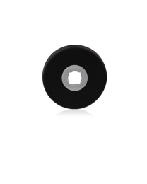 GPF rozet clickrozet rond Ø50x8mm mat zwart