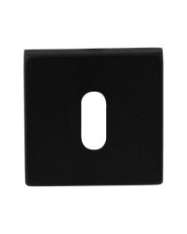GPF sleutelplaat vierkant click rozet 50x50x8mm mat zwart