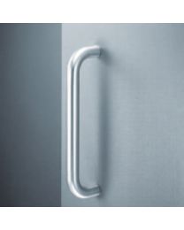 Modric deurgreep Ø25xL225mm as=200mm aluminium