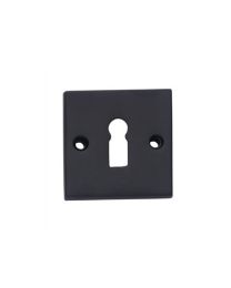 Intersteel sleutelplaat vierkant 55x55mm zichtbaar mat zwart