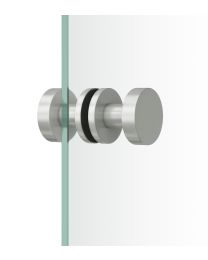 FSB deurknop vaste montage glazen deuren aluminium natuur