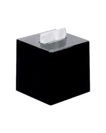 Gedy tissuebox RAINBOW vierkant 14,5x14,5x15cm zwart gelakt