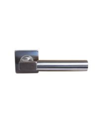 Intersteel deurkruk 0378 BAU-STIL vierkant rozet staal inox mat