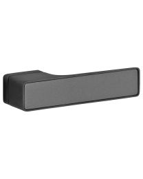 M&amp;T deurkruk MAXIMAL mat zwart pvd/parel grijs