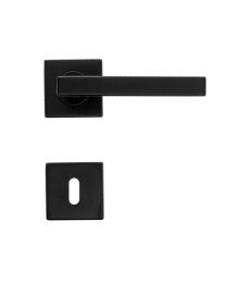 HDD Pro deurkruk PRO KUBIC SHAPE 16mm zwart R+E