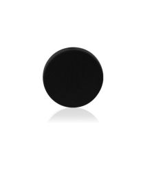 GPF blinde ronde rozet 50x8mm zwart