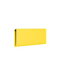Serafini brievenbus/krantenhouder SLIM geel 18x30x7,5cm