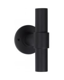 Formani deurknop/meubelknop "T" Ø20mm 100mm mat zwart ONE