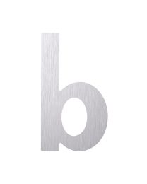 huisnummer "b" NIRO schroeven M5 H6cm inox mat