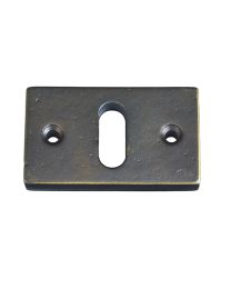Jolie sleutelplaat L55xB33mm BB horizontaal oud brons