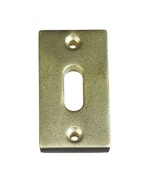 Jolie sleutelplaat L33xB57mm BB verticaal oud messing