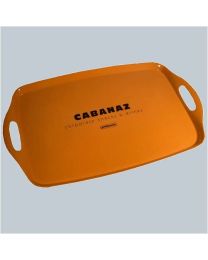 Cabanaz schaal CABANAZ L48xB31cm oranje