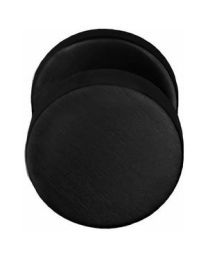 Formani voordeurknop vast op rozet Ø52mm BASICS mat zwart