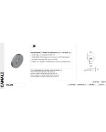 Neve kraan elektronisch fotocelgetimed CANALI zwart mat