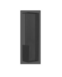 Peha schuifdeurgreep recht 190x50x3mm deurdikte=43mm zwart mat