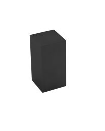 Peha meubelknop vierkant 10x10x30mm zwart mat