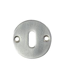 Jolie sleutelplaat Ø52mm BB rond oud zilver