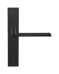 Formani deurkruk EDGY op schild blind ongeveerd mat zwart