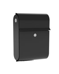 Lampas brievenbus LIBER klein B325xH440xD105mm zwart RAL 9005