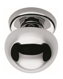 Colombo deurknop ROBOT vast op ronde rozet Ø70mm croom poli