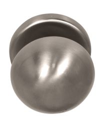 Colombo deurknop ROBOT vast op ronde rozet Ø70mm croom mat