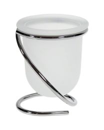 Colombo Bathware bekerhouder staand verzuurd glas LUNA