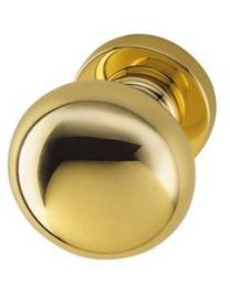 Valli deurknop vast 70mm messing poli /stuk