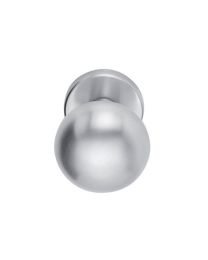 Fusital deurknop/deurbol Ø55mm draaibaar +slpl BB inox mat /paar