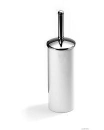 Samuel Heath toiletborstel staand wit keramisch houder steel messing poli
