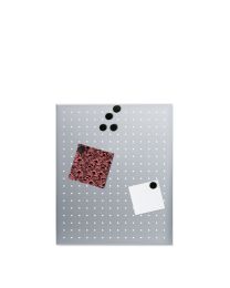 Blomus magneetbord geperforeerd 40x50cm MURO inox mat