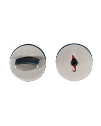FSB toiletgrendel ronde rozet Ø55mm 8mm aluminium zwart /set