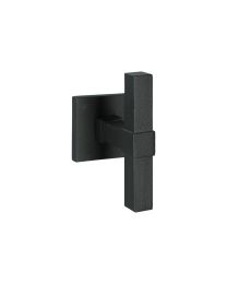 Quincalux deurkrukken LUXEMBURG L+T +rozet mat zwart /paar