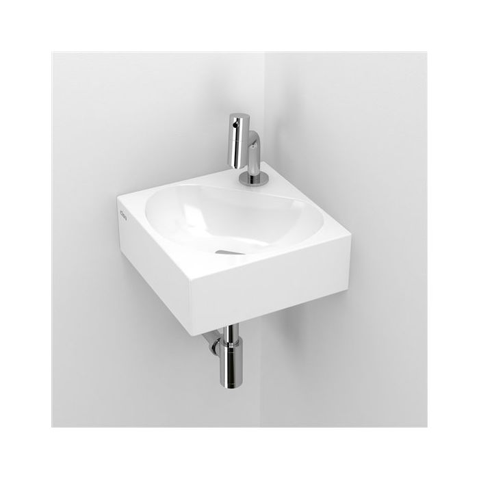 Puur Corrupt voorspelling lavabo/fontein hoek FLUSH 5 B27xD27xH10cm wit keramiek gemakkelijk online  bestellen? | Novia